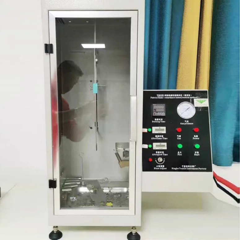 جهاز اختبار أداء مثبطات اللهب للنسيج YG815B (الطريقة العمودية)